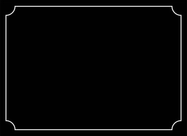 Basit Çizgi Dikdörtgeni ve Dikdörtgen Şekli, Basit Çerçeve, Metin, Tırnak, Kopyalama Alanı veya Grafik Tasarım Elemanı için kullanılabilir. Vektör İllüstrasyonu