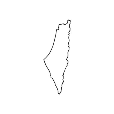 Filistin Haritası, 1948 'den önce, Düz Stil, Sanat Illustration, News, Apps, Website, Pictogram, Banner, Poster, Kapak veya Grafik Tasarım Elementi için kullanılabilir. Vektör İllüstrasyonu