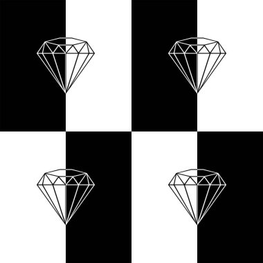 Karşıtlık Rengi Elmas Şekli, Siyah Beyaz, Duvar Kağıdı, Kapağı, Kutlama Kartı, Dekorasyon Süslemesi, Süs, Arkaplan, Paketleme, Kumaş, Tekstil, Moda, Döşeme, Halı Şablonu, vb.. 