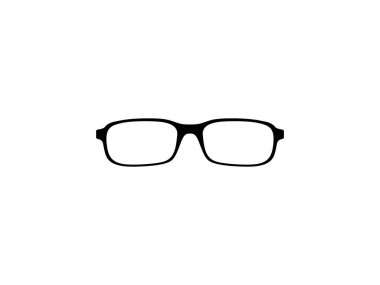 Piktogram, Logo Gram, Apps, Art Illustration, Profile Image, Web Sitesi veya Grafik Tasarım Elemanı için Göz Gözlüğü, Ön Görünüm, Düz Stil kullanılabilir. Vektör İllüstrasyonu