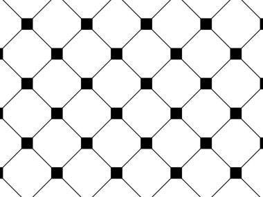 Kare ve Çizgi Motif Deseni, Dekorasyon, Duvar Kağıdı, Arkaplan, Halı, Döşeme, Moda, Kumaş, Yatak Kapağı, Paketleme ve Grafik Tasarım Elementi için kullanılabilir. Vektör İllüstrasyonu