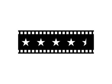 Film şeridi siluetindeki 5 (5) yıldız işaretinin görüntüsü. Film ya da Film İncelemesi, Pictogram, Apps, Website ya da Grafik Tasarım Elemanı için Simge Beğeni Beğeni. Beğeni 4,5 Yıldız. Vektör İllüstrasyonu