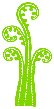 Eğreltiotu Silueti, Düz ve Saf Stil, Sanat Illustration, Logo, Apps, Pictogram veya Grafik Tasarım Elementi için kullanılabilir. PNG Biçimi