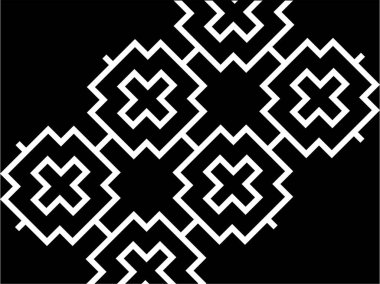 Çağdaş Motif Deseni, Dekorasyon, Duvar Kağıdı, Halı, Ambalaj, Moda, Yatak Örtüsü, Kumaş, Döşeme, Arkaplan vs. için kullanılabilir. Vektör İllüstrasyonu