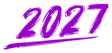 2027 Design Illustration, artistik, düz, basit, unutulmaz ve göz alıcı takvim tasarımı, web sitesi, News, Content, Infographic veya Graphic Design Element için kullanılabilir. PNG Biçimi