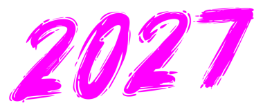 2027 Design Illustration, artistik, düz, basit, unutulmaz ve göz alıcı takvim tasarımı, web sitesi, News, Content, Infographic veya Graphic Design Element için kullanılabilir. PNG Biçimi