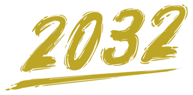 2032 Design Illustration, artistik, düz, basit, unutulmaz ve göz alıcı, Takvim Tasarımı, Web sitesi, Haberler, İçerik, Infographic veya Grafik Tasarım Elementi için kullanılabilir. PNG Biçimi