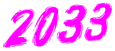 2033 Design Illustration, artistik, düz, basit, unutulmaz ve göz alıcı, Takvim Tasarımı, Web sitesi, Haberler, İçerik, Infographic veya Grafik Tasarım Elementi için kullanılabilir. PNG Biçimi