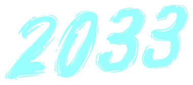 2033 Design Illustration, artistik, düz, basit, unutulmaz ve göz alıcı, Takvim Tasarımı, Web sitesi, Haberler, İçerik, Infographic veya Grafik Tasarım Elementi için kullanılabilir. PNG Biçimi