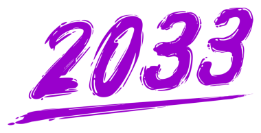 2033 Design Illustration, artistik, düz, basit, unutulmaz ve göz alıcı, Takvim Tasarımı, Web sitesi, Haberler, İçerik, Infographic veya Grafik Tasarım Elementi için kullanılabilir. PNG Biçimi