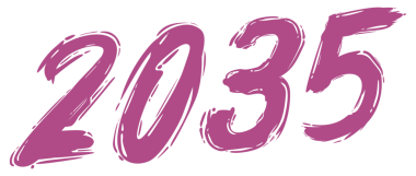 2035 Tasarım Illustration, artistik, düz, basit, akılda kalıcı ve göz alıcı, Takvim Tasarımı, Web Sitesi, Haberler, İçerik, Infographic veya Grafik Tasarım Elementi için kullanılabilir. PNG Biçimi