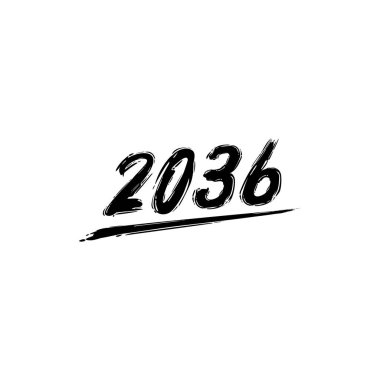 2035 Tasarım Illustration, artistik, düz, basit, akılda kalıcı ve göz alıcı, Takvim Tasarımı, Web Sitesi, Haberler, İçerik, Infographic veya Grafik Tasarım Elementi için kullanılabilir. Vektör İllüstrasyonu