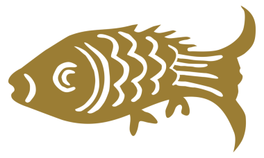 Altın Balığın Silueti, Oriental Style, Süsleme, Dekorasyon, Logo Gram, Pictogram veya Grafik Tasarım Elementi için kullanılabilir. PNG Biçimi