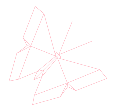 Origami Formu 'ndan esinlenerek Pembe Kelebek Şekli, Logo, Pictogram, Hayvan Figürü, Website, Apps, Sevgililer Günü posteri, Düğün veya Grafik Tasarım Elementi için kullanılabilir. PNG Biçimi