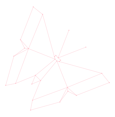 Origami Formu 'ndan esinlenerek Pembe Kelebek Şekli, Logo, Pictogram, Hayvan Figürü, Website, Apps, Sevgililer Günü posteri, Düğün veya Grafik Tasarım Elementi için kullanılabilir. PNG Biçimi