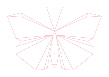Origami Formu 'ndan esinlenerek Pembe Kelebek Şekli, Logo, Pictogram, Hayvan Figürü, Website, Apps, Sevgililer Günü posteri, Düğün veya Grafik Tasarım Elementi için kullanılabilir. PNG Biçimi