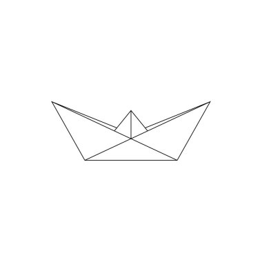 Boat (Water Craft) Polygonal Lines, can use for Logo, Pictogram, Website, Apps, or Graphic Design Element. Vector Illustration