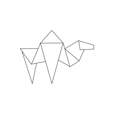 Deve Çokgeni Çizgileri, Logo, Pictogram, Hayvan Figürü, Web Sitesi, Uygulamalar veya Grafik Tasarım Elemanı için kullanılabilir. Vektör İllüstrasyonu