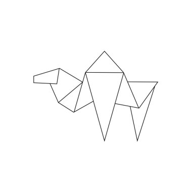 Deve Çokgeni Çizgileri, Logo, Pictogram, Hayvan Figürü, Web Sitesi, Uygulamalar veya Grafik Tasarım Elemanı için kullanılabilir. Vektör İllüstrasyonu