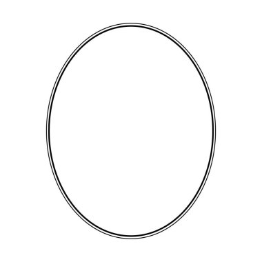 Oval Satır, Düz Stil, Kopya Boşluğu, Logo Gram, Çerçeve Çalışması, Süsleme, Dekorasyon, Web Sitesi veya Grafik Tasarım Elementi için kullanılabilir. Vektör İllüstrasyonu