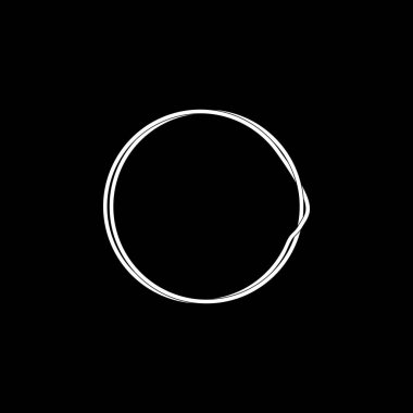 Sanatsal Çember Çizgileri ve Asimetri Çemberi, Dokuma Biçimi, Logo, Uygulamalar, Web Sitesi, Çerçeve Çalışmaları, Copyspace, Simge, Kapak veya Grafik Tasarım Elementi için kullanılabilir. Vektör 