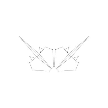 Çift Stingray Fish Polygonal Lines, Logo, Pictogram, Sucul Hayvan Figürü, Web Sitesi, Uygulamalar veya Grafik Tasarım Elemanı için kullanılabilir. Vektör İllüstrasyonu