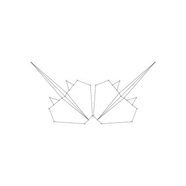 Çift Stingray Fish Polygonal Lines, Logo, Pictogram, Sucul Hayvan Figürü, Web Sitesi, Uygulamalar veya Grafik Tasarım Elemanı için kullanılabilir. Vektör İllüstrasyonu