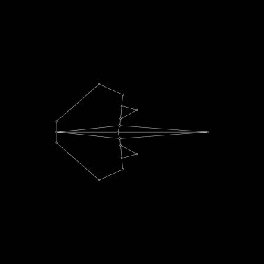 Stingray Fish Polygonal Lines, Logo, Pictogram, Sucul Hayvan Figürü, Website, Apps veya Grafik Tasarım Elemanı için kullanılabilir. Vektör İllüstrasyonu