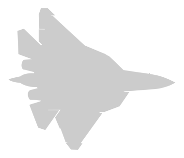 Jet Fighter 'ın silueti, savaş uçakları öncelikle havadan havaya muharebe için tasarlanmış askeri uçaklardır. PNG Biçimi