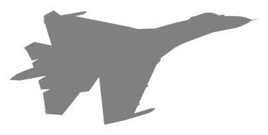 Jet Fighter 'ın silueti, savaş uçakları öncelikle havadan havaya muharebe için tasarlanmış askeri uçaklardır. PNG Biçimi