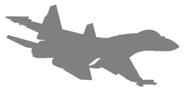 Jet Fighter 'ın silueti, savaş uçakları öncelikle havadan havaya muharebe için tasarlanmış askeri uçaklardır. PNG Biçimi