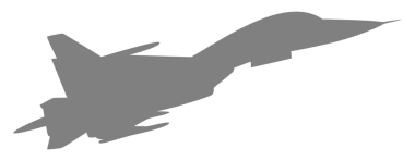 Jet Fighter 'ın silueti, savaş uçakları öncelikle havadan havaya muharebe için tasarlanmış askeri uçaklardır. PNG Biçimi