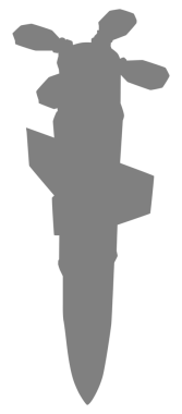 Atom Bombası Silüeti, Sanat Illustration, Simge, Sembol, Pictogram, News Illustration veya Grafik Tasarım Elementi için kullanılabilir. PNG Biçimi