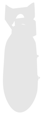 Atom Bombası Silüeti, Sanat Illustration, Simge, Sembol, Pictogram, News Illustration veya Grafik Tasarım Elementi için kullanılabilir. PNG Biçimi