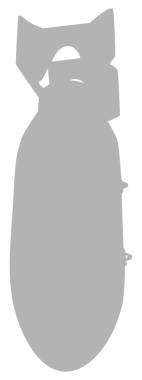 Atom Bombası Silüeti, Sanat Illustration, Simge, Sembol, Pictogram, News Illustration veya Grafik Tasarım Elementi için kullanılabilir. PNG Biçimi