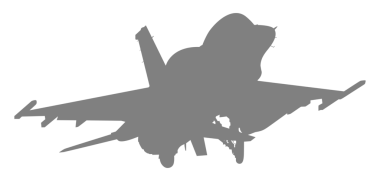 Türk Jet Fighter 'ın silueti, savaş uçakları öncelikle havadan havaya muharebe için tasarlanmış askeri uçaklardır. Pictogram, Logo, News Illustration, Infographic veya Design Element için kullanılabilir.