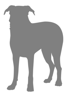 Köpek Silueti, Logo, Sanat İllüstrasyonu, Uygulamalar, Pictogram, Web Sitesi veya Grafik Tasarım Elemanı için kullanılabilir. PNG Biçimi