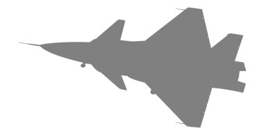 Türk Jet Fighter 'ın silueti, savaş uçakları öncelikle havadan havaya muharebe için tasarlanmış askeri uçaklardır. Pictogram, Logo, News Illustration, Infographic veya Design Element için kullanılabilir.