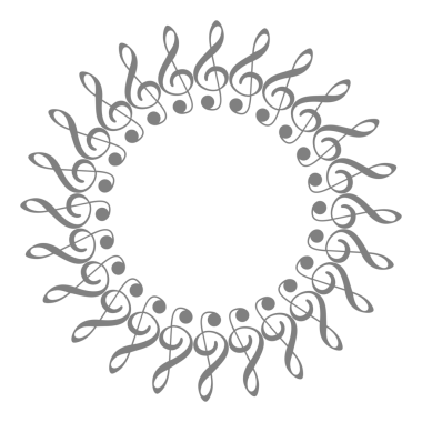 Müzik Notasyonu Simgesi tarafından oluşturulan Çember Şekli, Logo, Pictogram, Amblem, Müzikal İllüstrasyon, Dekorasyon, Dekorasyon, Kapak, Çerçeve Tasarımı veya Grafik Tasarım Elemanı için kullanılabilir. PNG Biçimi