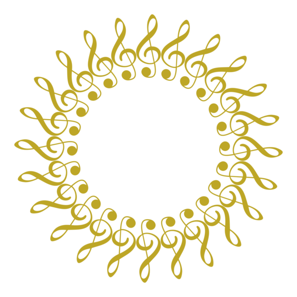 Müzik Notasyonu Simgesi tarafından oluşturulan Çember Şekli, Logo, Pictogram, Amblem, Müzikal İllüstrasyon, Dekorasyon, Dekorasyon, Kapak, Çerçeve Tasarımı veya Grafik Tasarım Elemanı için kullanılabilir. PNG Biçimi