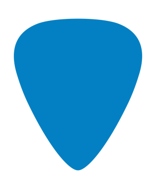 Plectrum olarak da bilinen gitar penasının silueti, akustik veya elektro gitarın tellerinde tıngırdatmak, tıngırdatmak veya melodi çalmak için kullanılan küçük, düz bir araçtır. Pictogram, Logo, Apps vs. için kullanılabilir. 