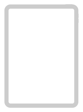Tablet Bilgisayar Silueti, Pictogram, Logo, Apps, Mock Up, İmza, Simge, Sembol veya Grafik Tasarım Elemanı için kullanılabilir. Düz stil. PNG Biçimi