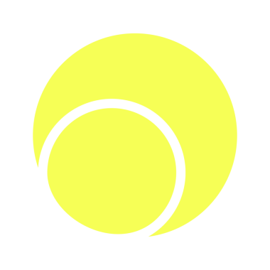 Tenis Topu Silueti, Logo, Pictogram, Apps, Simge, Sembol, İşaret, Spor Haberleri veya Grafik Tasarım Elementi için kullanılabilir. PNG Biçimi