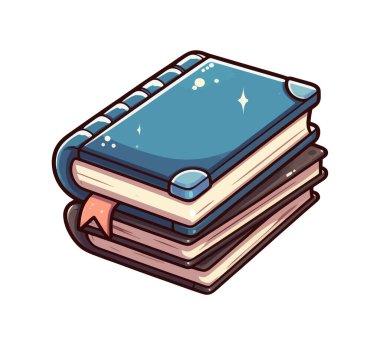 Üst üste dizilmiş üç kitap..