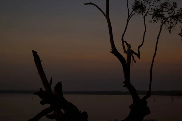 Мбаппе Вид Пляж Кениамуф Сангатта Восточный Калимантан Индонезия Утром Перед — стоковое фото