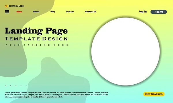 Gestaltung Von Webseiten Vorlagen Vektor Illustrationskonzept Des Webseiten Designs Für — Stockvektor