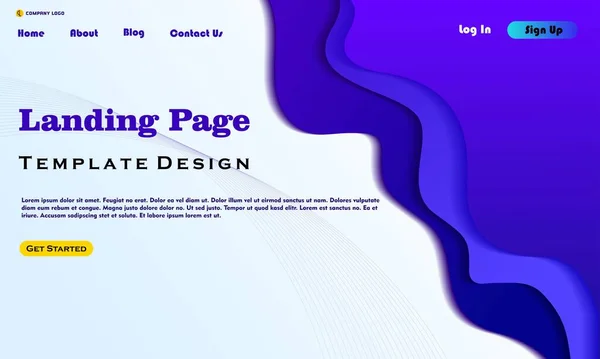 Gestaltung Von Webseiten Vorlagen Vektor Illustrationskonzept Des Webseiten Designs Für — Stockvektor