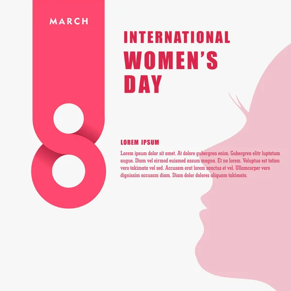 Happy international women's day March 8, with beautiful colors and feminine designs