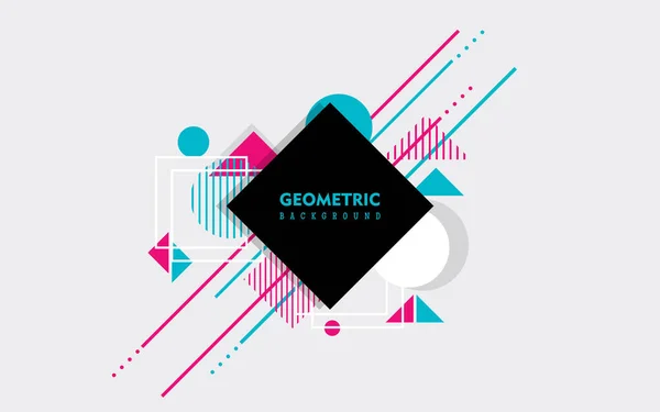 Геометрический Современный Элемент Диагональный Абстрактный Фон Цветной Шаблон — стоковый вектор