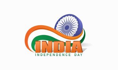 Bağımsızlık Gününüz kutlu olsun Hindistan, 15 Ağustos Poster, Bayrak, Reklam ve Tebrik Kartı Şablonu
